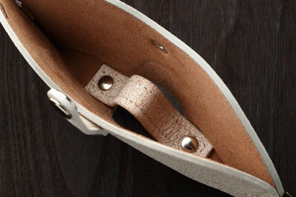鹿革フルカバーメガネケース